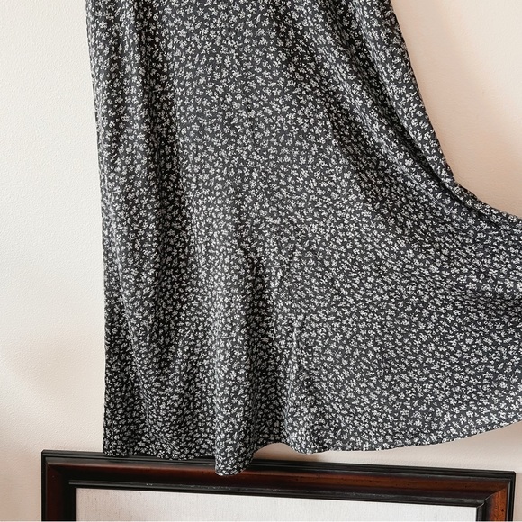 Vintage 90’s maxi lightweight ditzy floral cap sleeve dress size M - Picture 5 of 8